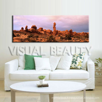 Rocks Crafted Wooden Hanging Wall Picture Canvas Print